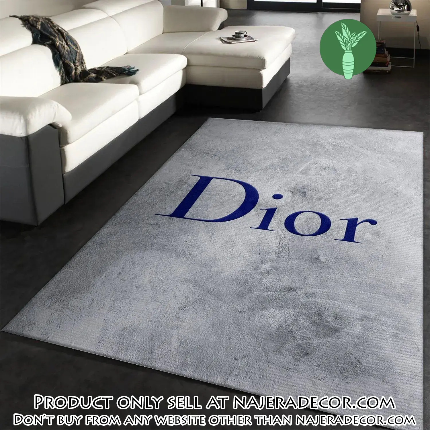 Dior rectangle rug bedroom rug carpet christmas gift us decor njr2744810
